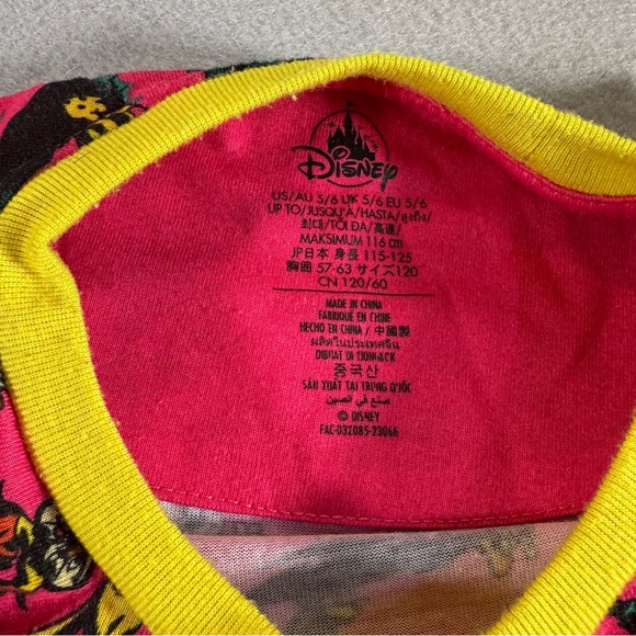 Disney Parks Mickey Minnie Mouse Halloween Nightshirt Short Sleeve Size 5/6‎ - Picture 5 of 9